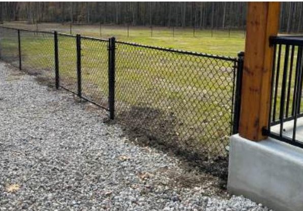 3ft, 3.5ft and 4ft Black PVC installed by Heartwood Fence