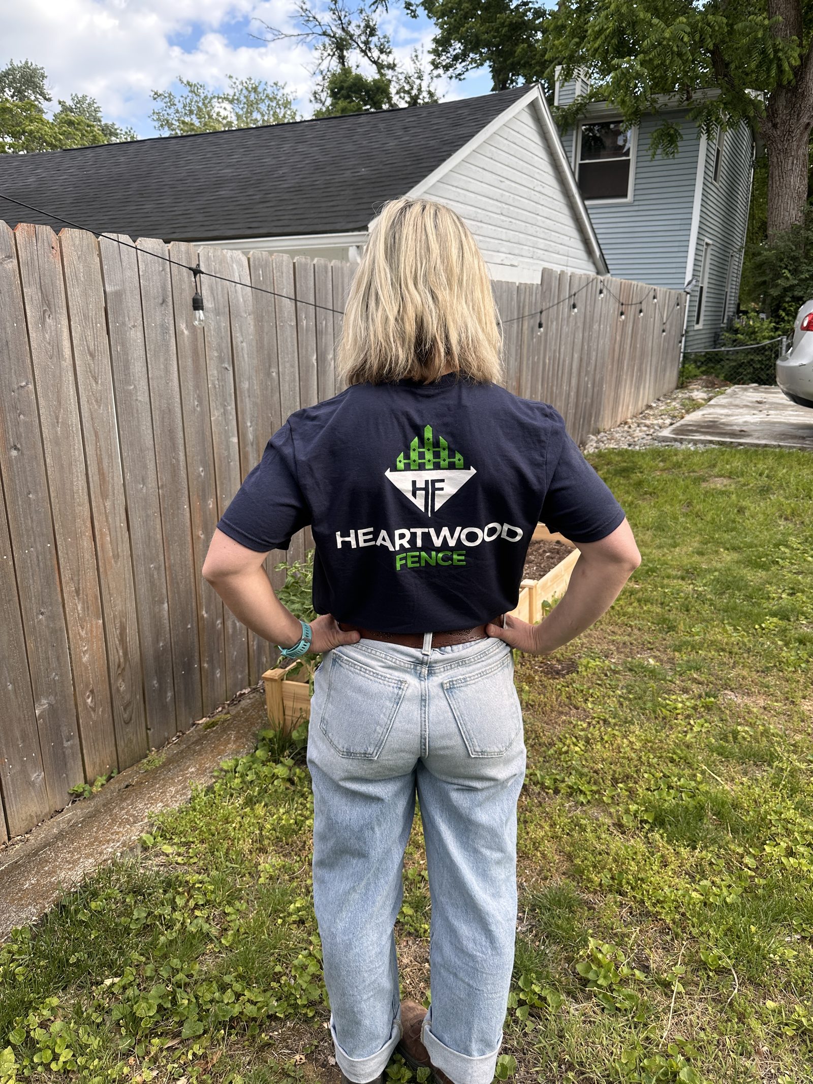 Heartwood team member at a Cincinnati job site