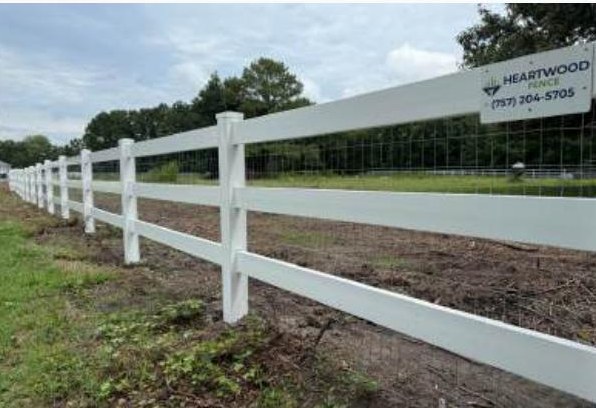 4ft Ranch Rail, Three Rail installed by Heartwood Fence