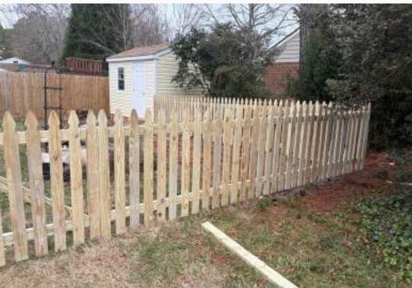 French Gothic Picket installed by Heartwood Fence