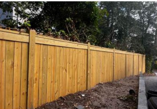 Inset Framed Privacy installed by Heartwood Fence