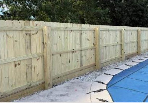 4x6 and 6x6 Post Upgrades installed by Heartwood Fence