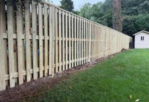 Shadowbox Semi-Privacy installed by Heartwood Fence